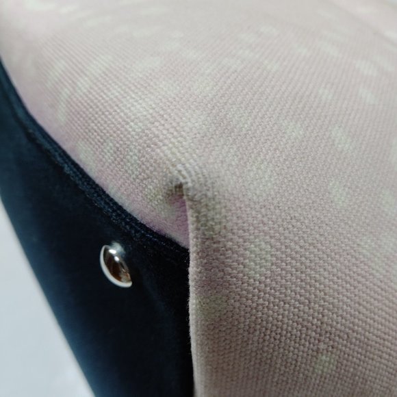 Chanel Pink X Black Terry Cloth Cc Logo Tote Bag - Picture 5 of 8